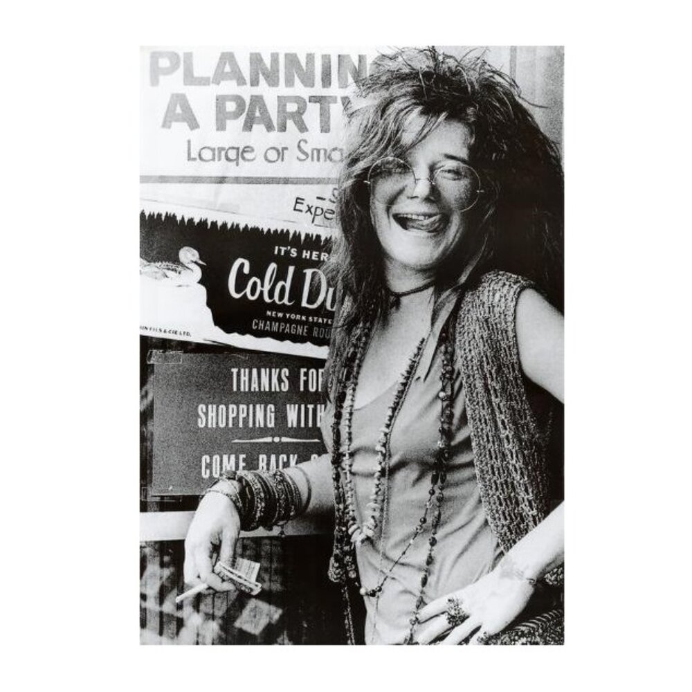 Janis Joplin Planning A Party Music Poster 165
